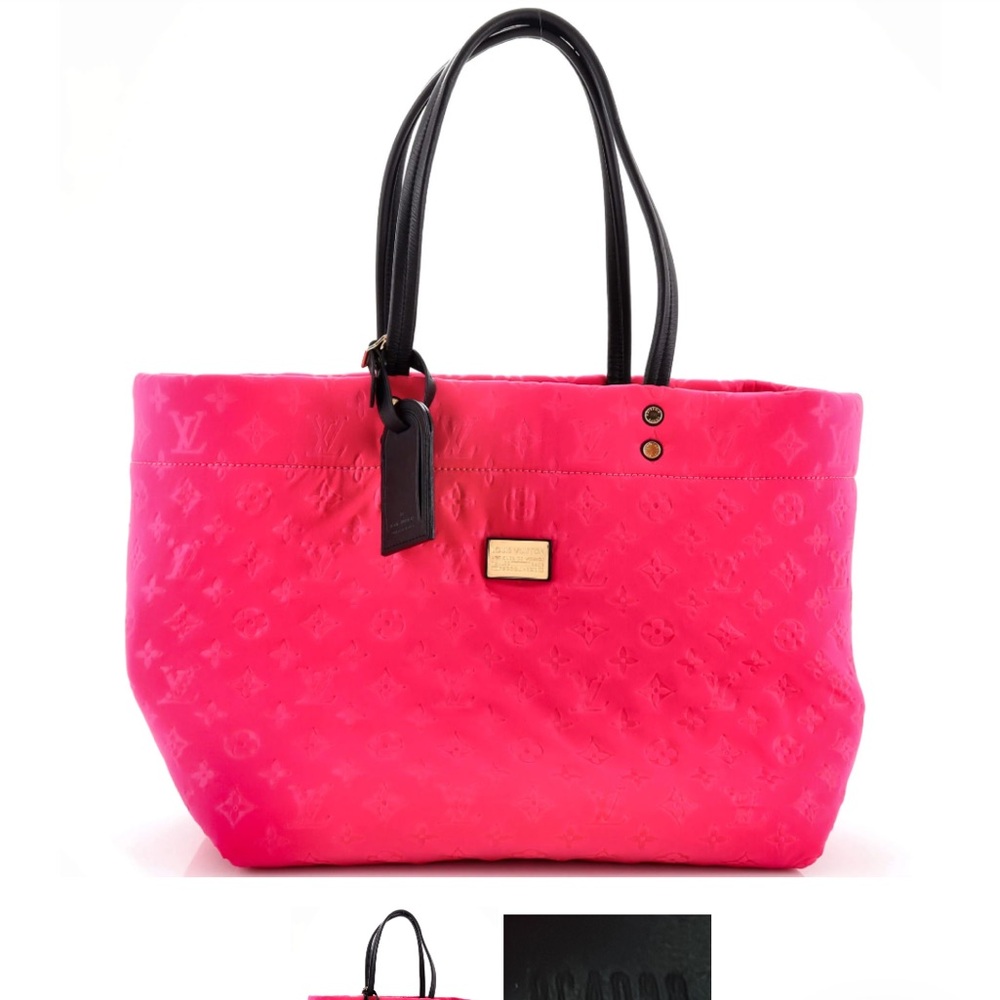Louis Vuitton hot pink Scuba Tote